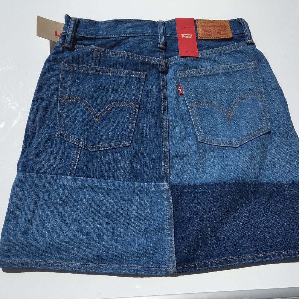 Levis The Every Day Pacific Indigo Denim Skirt - Picture 5 of 5